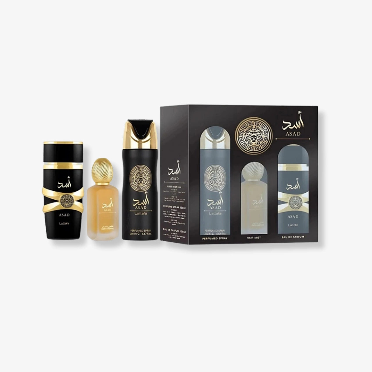 Set Lattafa Asad 3 Pcs